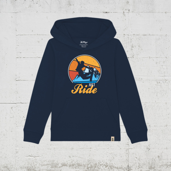 Just Ride Snowboard Edition | Bio Hoodie Kids - french navy