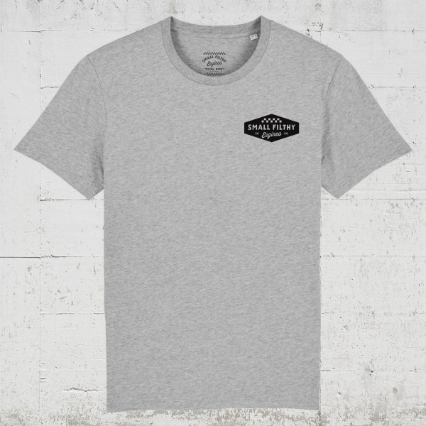 SFE - Logo | HLP Artists Bio T-Shirt Men front - heather grey