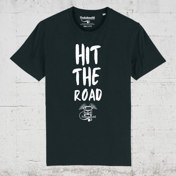 Freiheitsmobile Hit The Road | Bio T-Shirt Men black