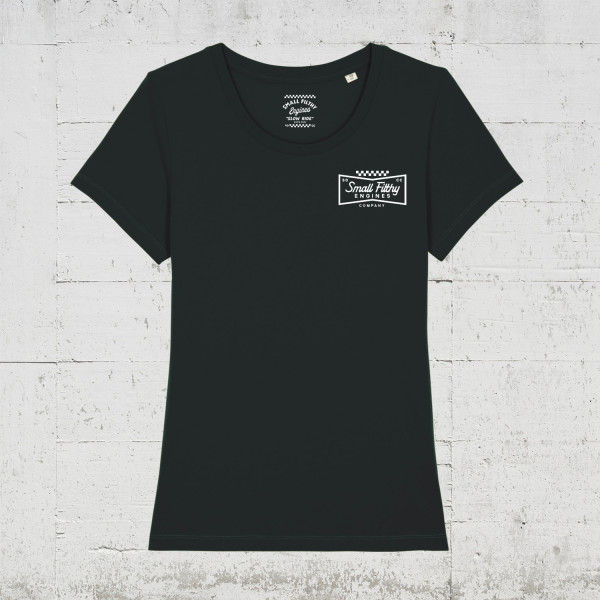 SFE Checker | Bio T-Shirt Women front - black