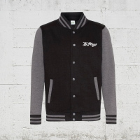 jet black - heather grey